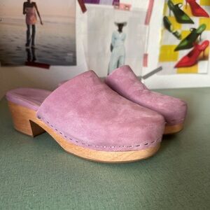 Charlotte Stone Clogs - size 9